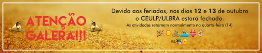 BNR - Feriado (outubro)