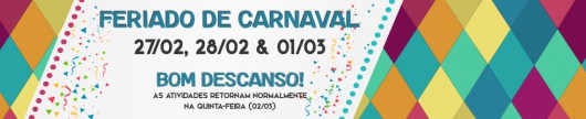 BNR - Feriado - Carnaval 2017